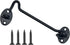 4 Pack 6" Hook and Eye Gate Latch, Stainless Steel Rust-Resistant Barn