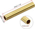 uxcell Brass Round Tube, 5mm OD, 0.5mm Wall Thickness, 30mm Length Seamless Pipe Tubing for DIY Crafts, 10 Pcs