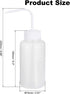 PATIKIL 500ml Wash Bottle, Plastic Squeeze Bottle Wide Mouth Bottle Watering Tools for Lab Cleaning Washing Irrigation Liquid Storage, Clear