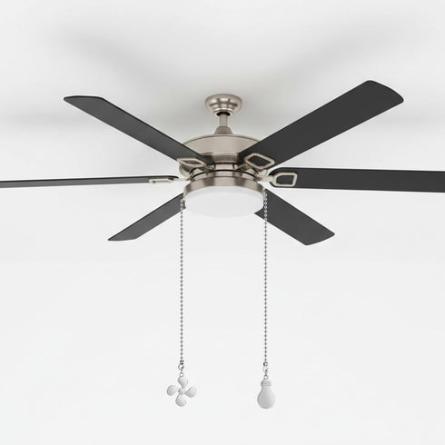Macuezu 2 12 Inches Bulb PCS Ceiling Fan Pull Chain Extension, Silver Pull Chains, Decorative Metal Light and Fan Cord