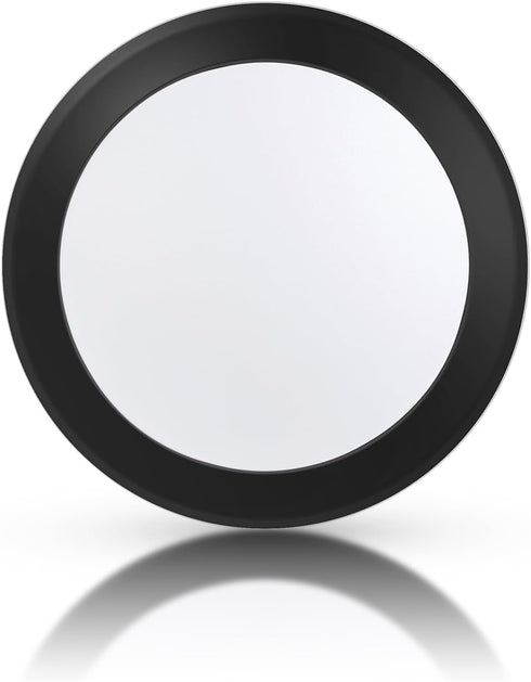 ECOELER 6 Inch Black LED Disk Lights, Dimmable Surface Mount/Recessed Ceiling Downlight,