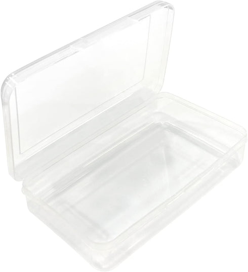 Large Capacity Clear Pencil Case, Stackable Plastic Pencil Boxes for Kids Boys School Classroom, 1 Pack