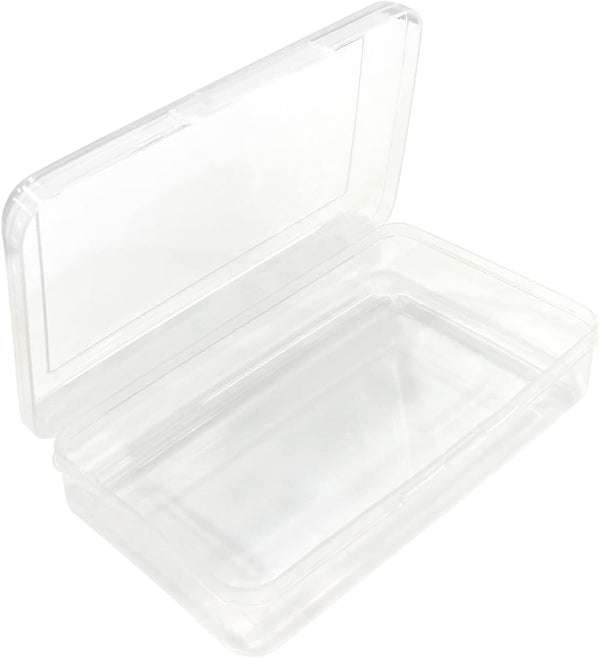 Large Capacity Clear Pencil Case, Stackable Plastic Pencil Boxes for Kids Boys School Classroom, 1 Pack