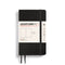 LEUCHTTURM1917 Softcover Pocket Notebook A6-123, Numbered Pages for Writing (Plain, Black)