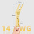 Monosaudio Speaker Spade Plug Connectors, 8pcs Pure Copper 45 Degree Screw Locking Y Spade Plug with Heat Shrink Tubes