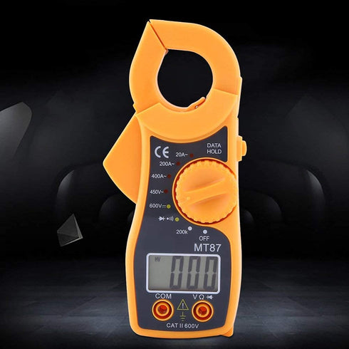 Digital Clamp Multimeter, AC DC Voltmeter Ammeter Ohmmeter Volt Tester with Overload Function