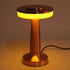 ASHATA Portable LED Retro Touch Control Table Lamp, 3 Levels Color Temperature, Rechargeable Night Light for Home,