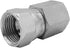 (2-Pack) 6506-06-08 Hydraulic Hose Adapter Fitting, 3/8" Female x 1/2" Female JIC