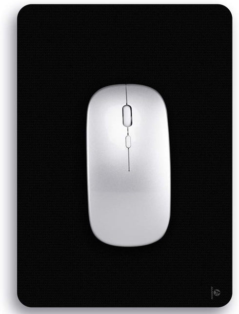 Audimi Small Mouse Pad - 6 x 8 Inch Thick Mini Mouse Pad for Laptop Wireless Mouse, Portable & Washable (Black)