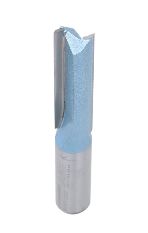 Accusize Industrial Tools 1/2'' Cutting Dia. x 2'' Flt Length x 1/2'' Shank Double Flute Extra Long Router Bit