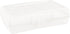 Storex Pencil Case, Plastic Organizer for Kids' Desks and Backpacks, Ice, 24-Piece Value Pack