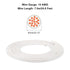 MECCANIXITY THHN Stranded Wire 25 Feet 14AWG Gauge Insulation Building Wire - UL Listed Copper Cable - PVC 600V Electrical Wire for Residential,Commercial,Industrial,Grounding - White