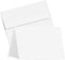 Greeting Cards Set - 5x7 Blank White Cardstock and Envelopes - Bulk Set of 25 for All Occasions
