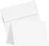 Greeting Cards Set - 5x7 Blank White Cardstock and Envelopes - Bulk Set of 25 for All Occasions