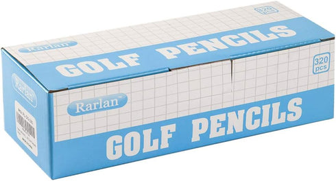 Golf Pencils, 2 HB, Pre-Sharpened, Bulk Pack of 320 Count