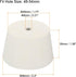 MECCANIXITY Rubber Tapered Plug 45mm to 56mm with 8mm Hole Test Tubes Bungs Stopper White for Lab Home 2 Pieces