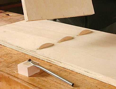 wolfcraft 2922405 Compressed Wafer Shaped Wood Joining Biscuits, #10, 50 Piece Bag