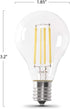 A15 Bulb, 75W Dimmable, E17 5000K 15,000-Hour BPA1575N/850/FIL/2, 2 Pack Feit Electric Glass Filament LED Light