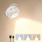 Motion Sensor Wall Light350 Rotatable Brightness Adjustable Wireless Wall Light, 3 Color
