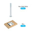 Hex Bolts (5/16-24x3") 8Pcs, Grade 2 Carbon Steel Zinc Plated Hex Head Screw for Furniture Repair