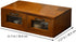 LIFKOME Wood Desk Organizer with 2 Drawers, Bamboo Storage Box for Coffee