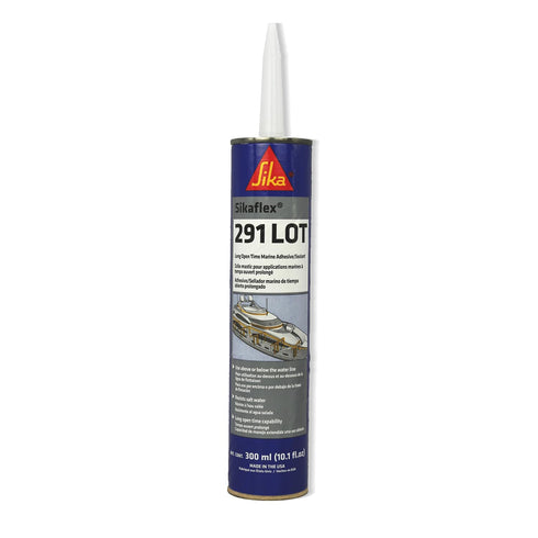 Sikaflex-291 LOT Marine Adhesive and Sealant, Mahogany, General All-Purpose PU Adhesive with Long Open Time, 10.1 fl. oz