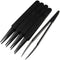 MMOBIEL 5Pcs Anti-static Multifunctional Plastic Precision Tweezers Set, Pointed Tip for Electronics, Jewelry-Making,