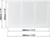 EUROPLAST 12x8 inch Vent Cover | White Register Vent Cover with Screen Mesh for HVAC Home Improvement