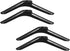 SOLUSTRE 2pairs Adjustable Tv Stand Legs Furniture Feet for Bedroom Tv Stand Replacement