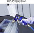 LSLANSOON 1 0.8mm 1 1.4mm Nozzle Set HVLP Gravity Feed Paint Sprayer Tool Kit, Includes x & x Spray Guns, Pneumatic