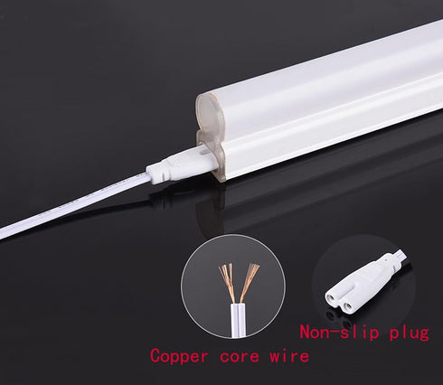 T5 T8 Led Tube Light Power Extension Cord, 6FT/1.8M, 2 Prong, 4PCS with On/Off Switch