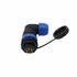 HangTon SD20 10Amp 6 Pin Threaded Plastic Connector, Male Waterproof IP68 Right Angle Cable Plug