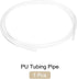 Pneumatic Tubing Pipe, 8mm x 5mm Clear PU Polyurethane Tube, 6.6FT for Air Compressor, Fluid Transfer