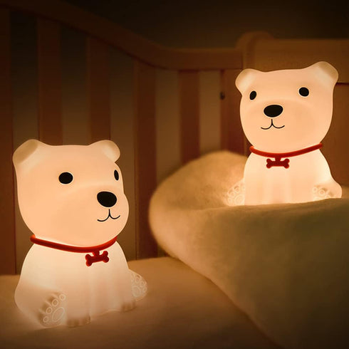 SCZWP8 Small Dog Light Room Night Light Bedroom Bedside Charging Small Night Light Baby Feeding Light Atmosphere