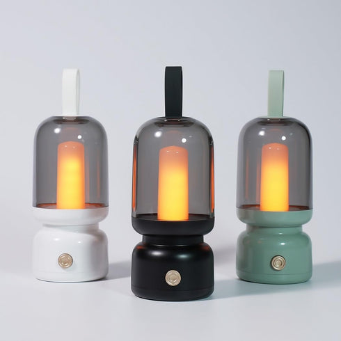 Portable Retro Table Lamp for Outdoor Indoor,LED Sleep Lamp Cute Room Decor Night Light ,Cordless USB Rechargeable Desk