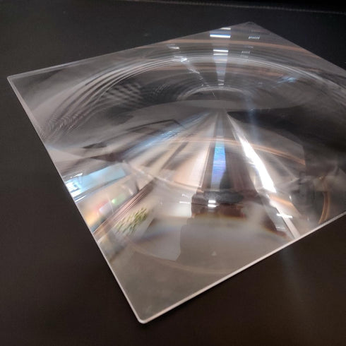 300x300mm, 600mm, 600mm) Fresnel Lens Large, Focal Length Acrylic Lens (not Glass), Olar Death ray for Physics