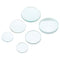 YOKIVE 6 Pcs Double Lens, Clear Glass Optical Lenses, 5/10cm Focal Length for Telescope and Photography