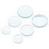 YOKIVE 6 Pcs Double Lens, Clear Glass Optical Lenses, 5/10cm Focal Length for Telescope and Photography
