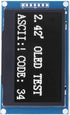 Display,2.42 Inch Module,128X64 SSD1309 I2C MP3,Feature OLED OLED Display Pixels,Emit Light by Itself,for SPI Parallel