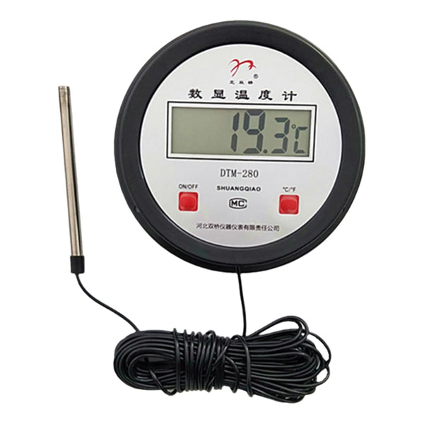 WAGHAVEN Accurate Industrial Digital Thermometers with Long Probe for Accurate Temperature Measurement in