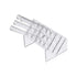 uxcell Slant Rack Acrylic Test Tube Holder, Clear, 15 Wells for 10ml/15ml Centrifuge Tubes
