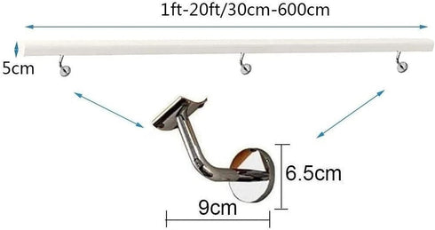 SOBS 1ft/30cm) Safety Anti-Slip Indoor Stair Handrail, Elderly Children's Auxiliary Anti-Skid Protection Handrail, Home