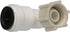 Watts AquaLock P-635 Quick Connect Female Swivel Elbow for Water Plumbing Lines, White, 1/2 Inch
