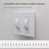 Wall Switch Guard, ILIVABLE Childproof Light Switch Plate Covers, Protects Circuits from Accidental Use, White