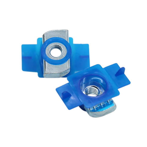 Strut Nuts with Twist Tab, 1/2"-13 Thread Strut Channel Nuts with Zinc Electroplate, 100 Packs