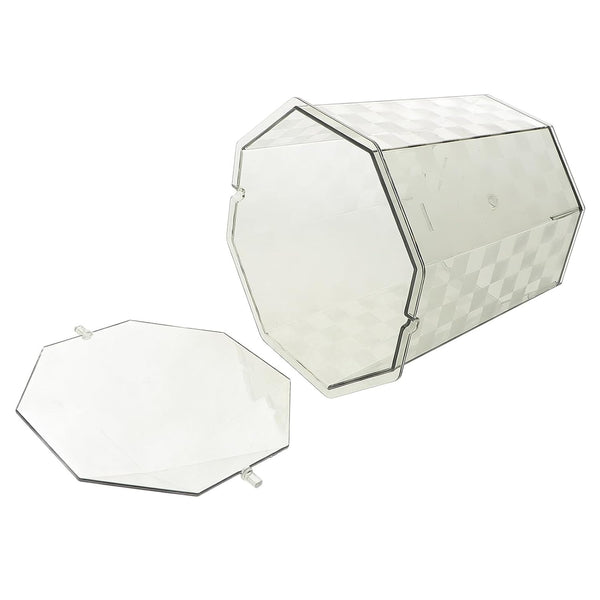 BESPORTBLE Mini Trash Can with Swing Lid Compact Lightweight Desktop Waste Bin