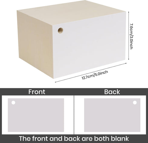 600 3 5 Inch 12 Index Cards, PCS x Punched Flash Cards with Organizing Rings, White Flashcards for Studying, Blank Memo