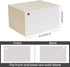 600 3 5 Inch 12 Index Cards, PCS x Punched Flash Cards with Organizing Rings, White Flashcards for Studying, Blank Memo