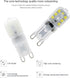 GSYFDZSWZX Bulbs G9 Bulb 220V 2W Fengyan Home MINI Led AC Transparent/Milky White Chandelier Spotlight Lamparas Led
