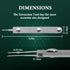 11030044 Pin Extractor Tool for Mini-Fit Series Terminal, ATX Pin Removal Tool Connector Accessories Terminal Removal Tool for Computer Maintenance, with PET Fleece Cloth Tape